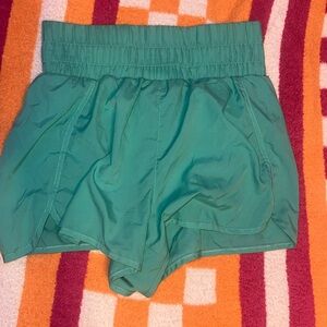 Turquoise/teal shorts